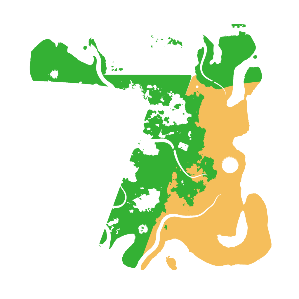 Biome Rust Map: Procedural Map, Size: 3250, Seed: 835881630