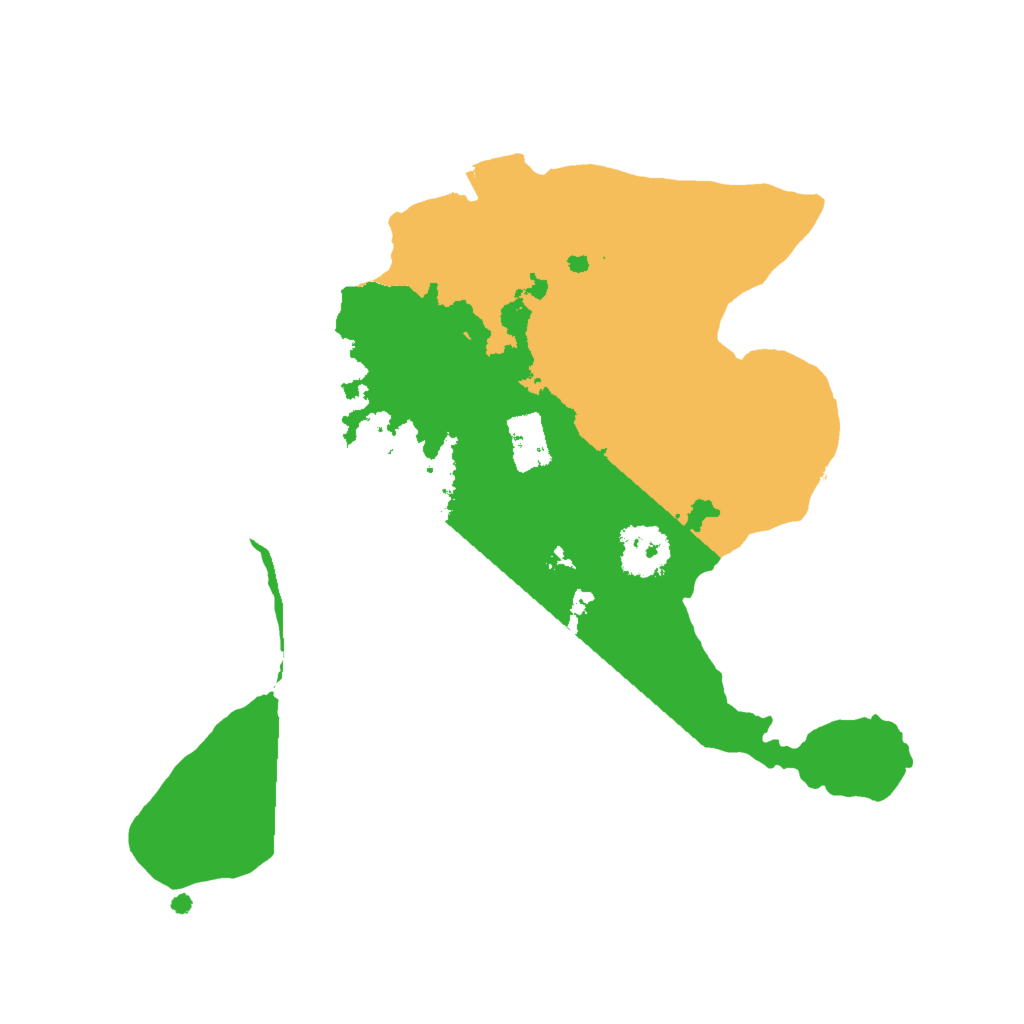 Biome Rust Map: Procedural Map, Size: 2000, Seed: 695406016