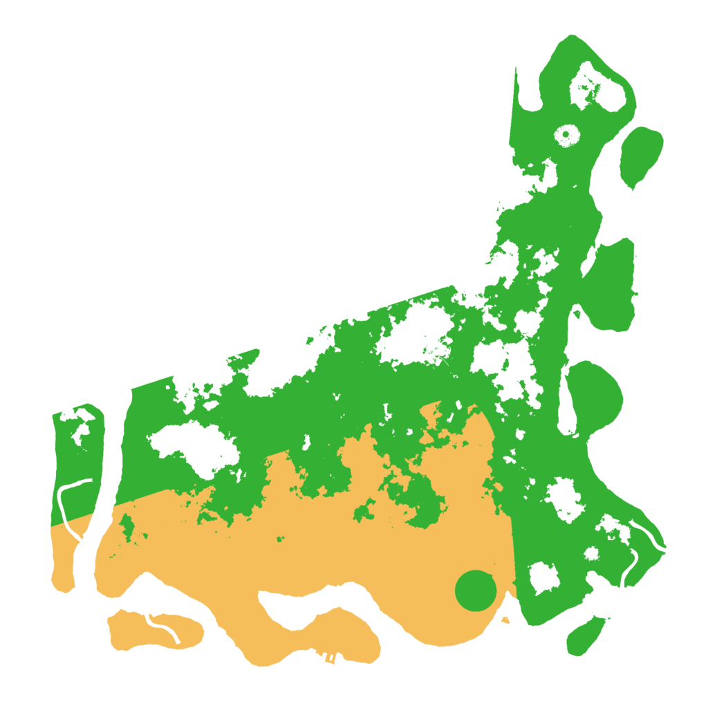 Biome Rust Map: Procedural Map, Size: 4500, Seed: 1437828729