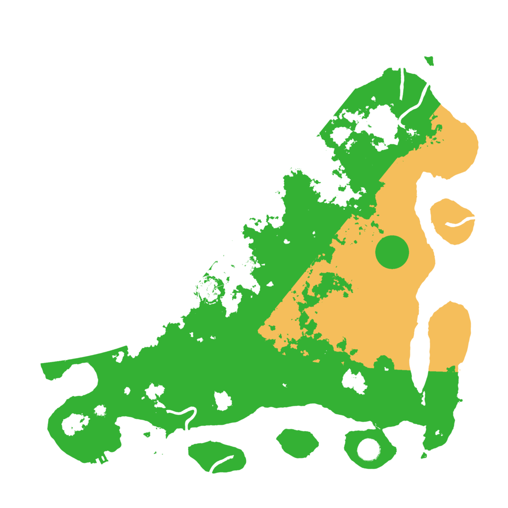 Biome Rust Map: Procedural Map, Size: 4000, Seed: 101437125