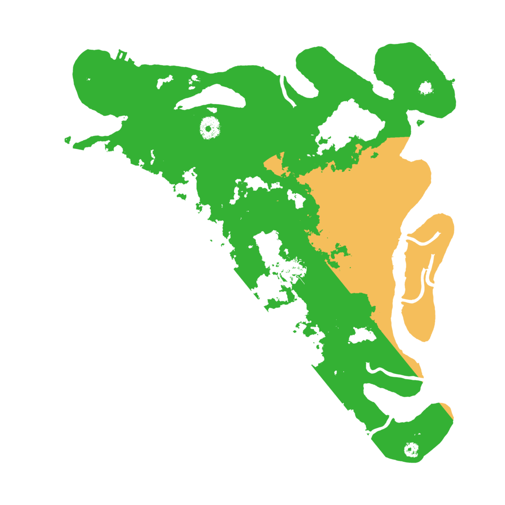 Biome Rust Map: Procedural Map, Size: 3500, Seed: 1917060565
