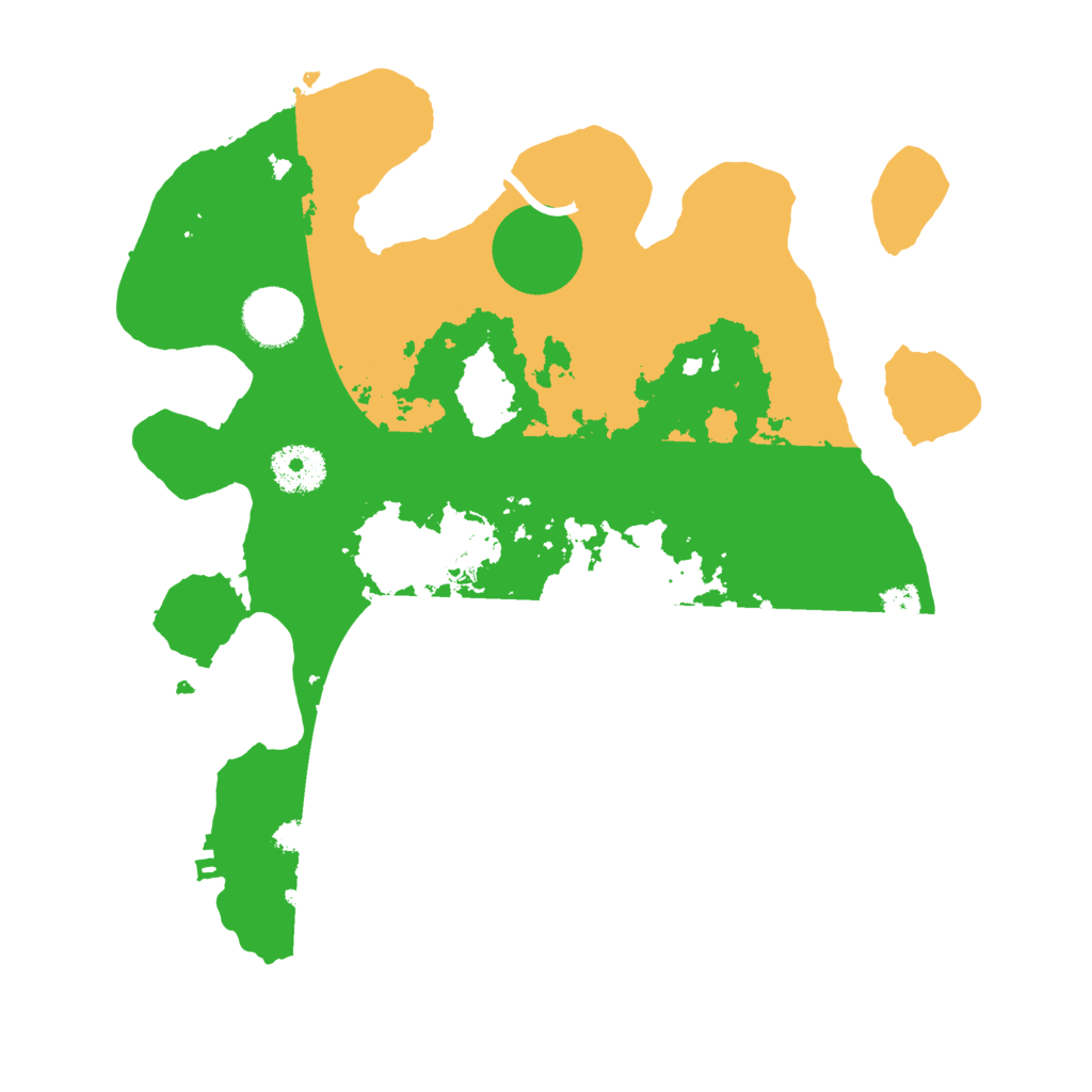 Biome Rust Map: Procedural Map, Size: 3200, Seed: 725579065