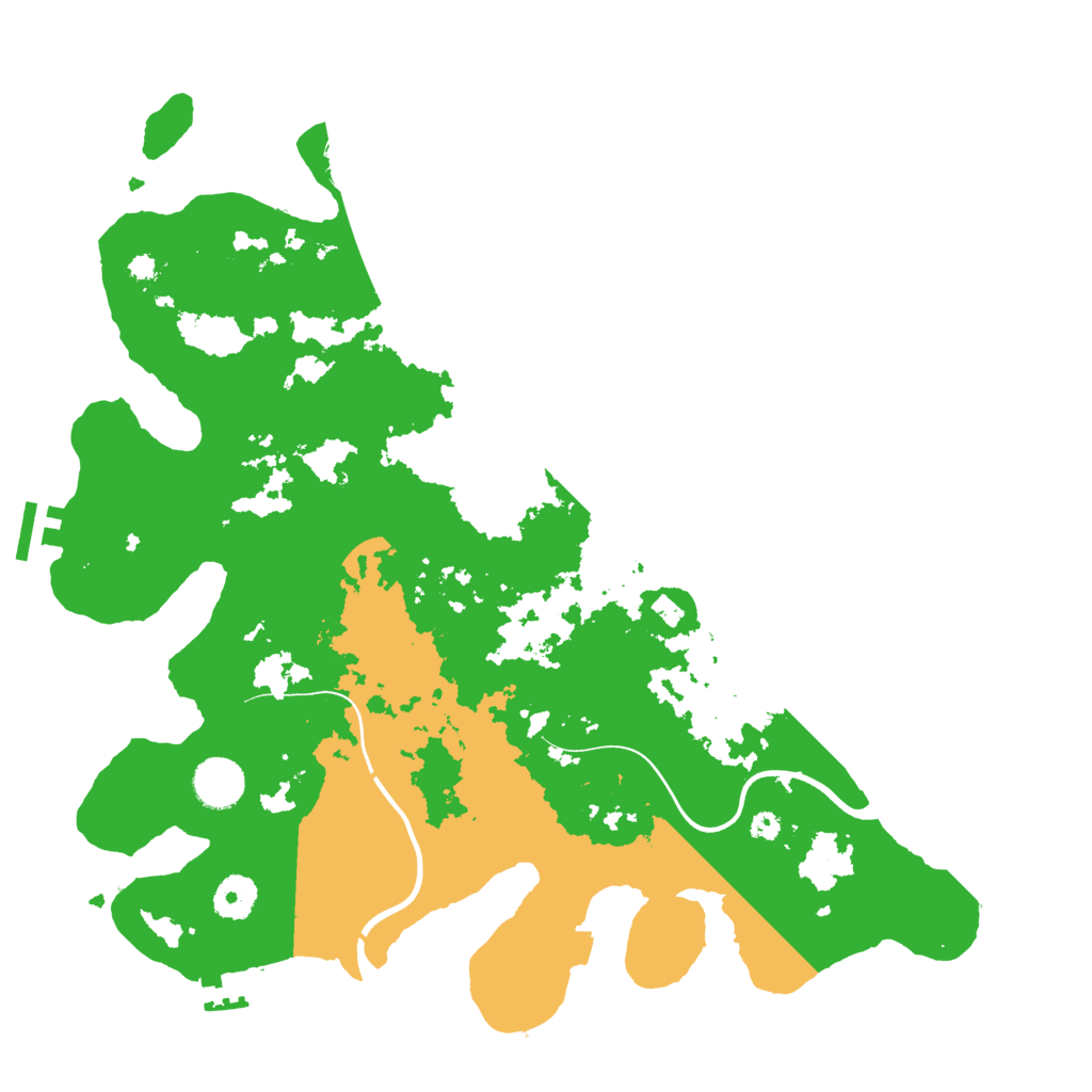 Biome Rust Map: Procedural Map, Size: 3750, Seed: 88552211