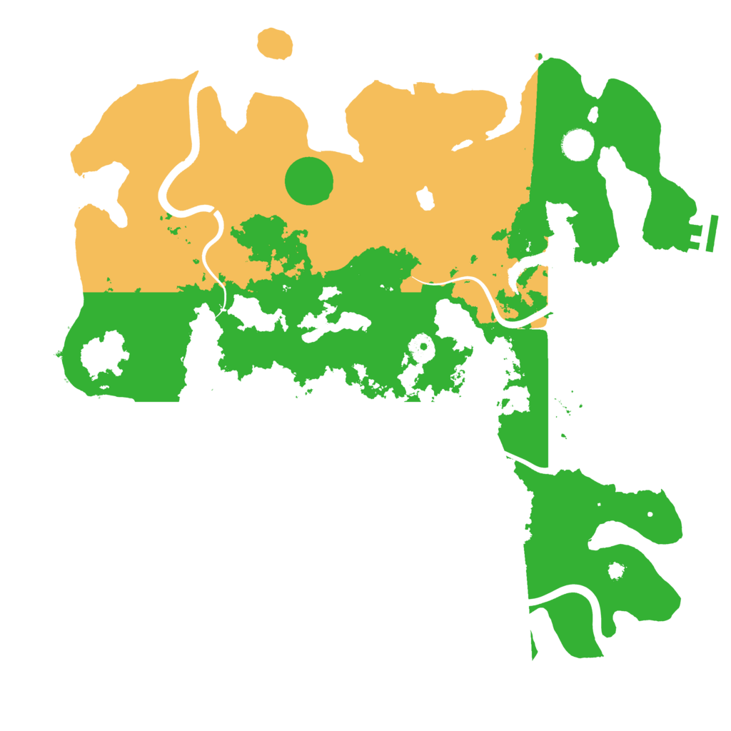 Biome Rust Map: Procedural Map, Size: 4000, Seed: 126200611