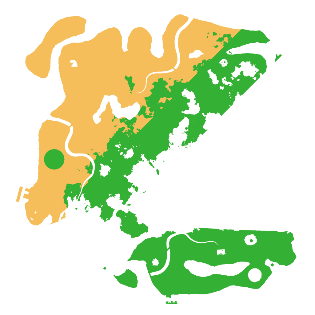 Biome Rust Map: Procedural Map, Size: 4096, Seed: 316660186