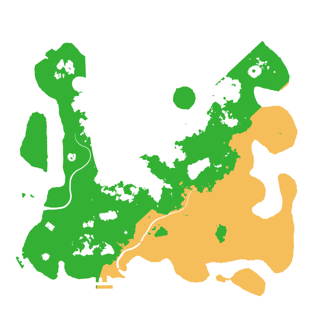 Biome Rust Map: Procedural Map, Size: 3800, Seed: 800850