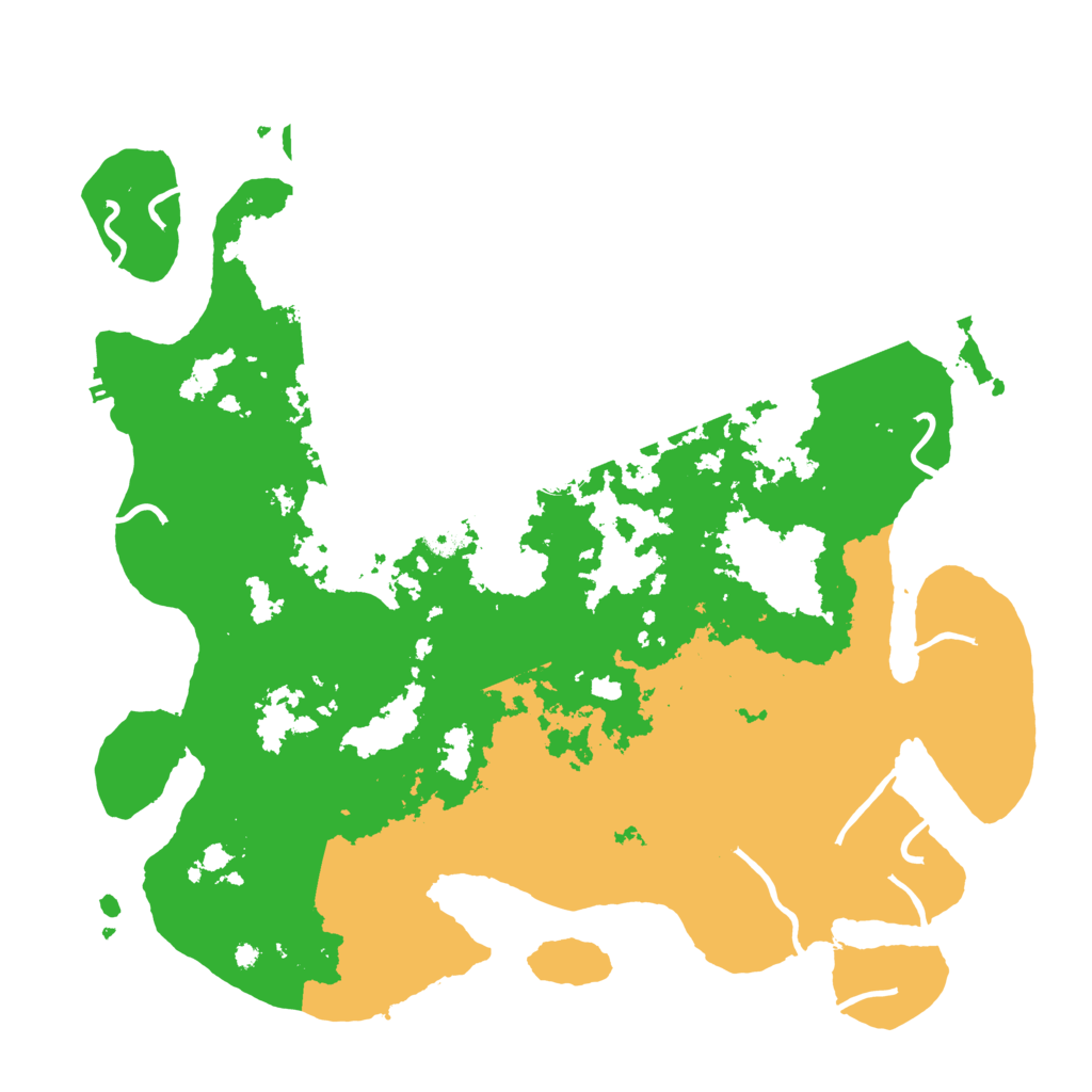 Biome Rust Map: Procedural Map, Size: 4243, Seed: 5