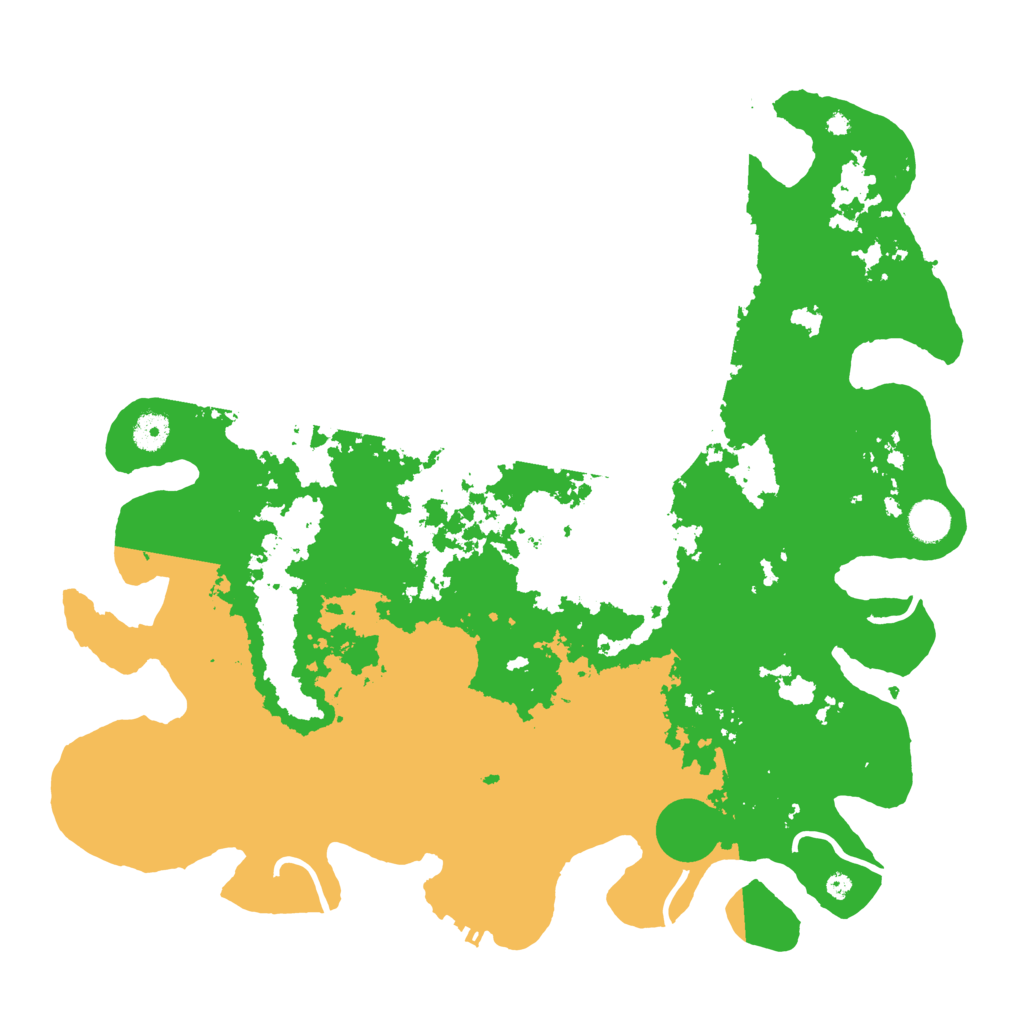 Biome Rust Map: Procedural Map, Size: 4250, Seed: 2055261334