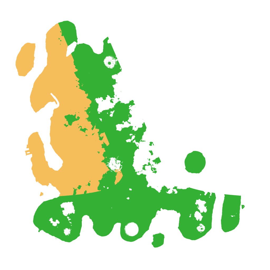 Biome Rust Map: Procedural Map, Size: 3500, Seed: 244437977
