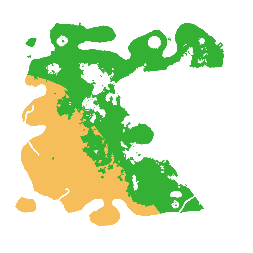 Biome Rust Map: Procedural Map, Size: 3500, Seed: 981759296
