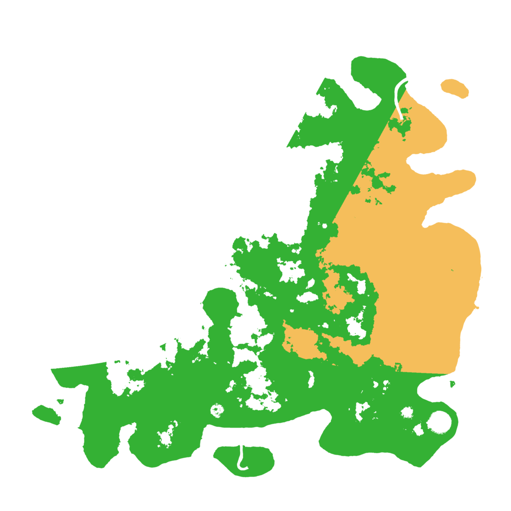 Biome Rust Map: Procedural Map, Size: 4000, Seed: 399459855