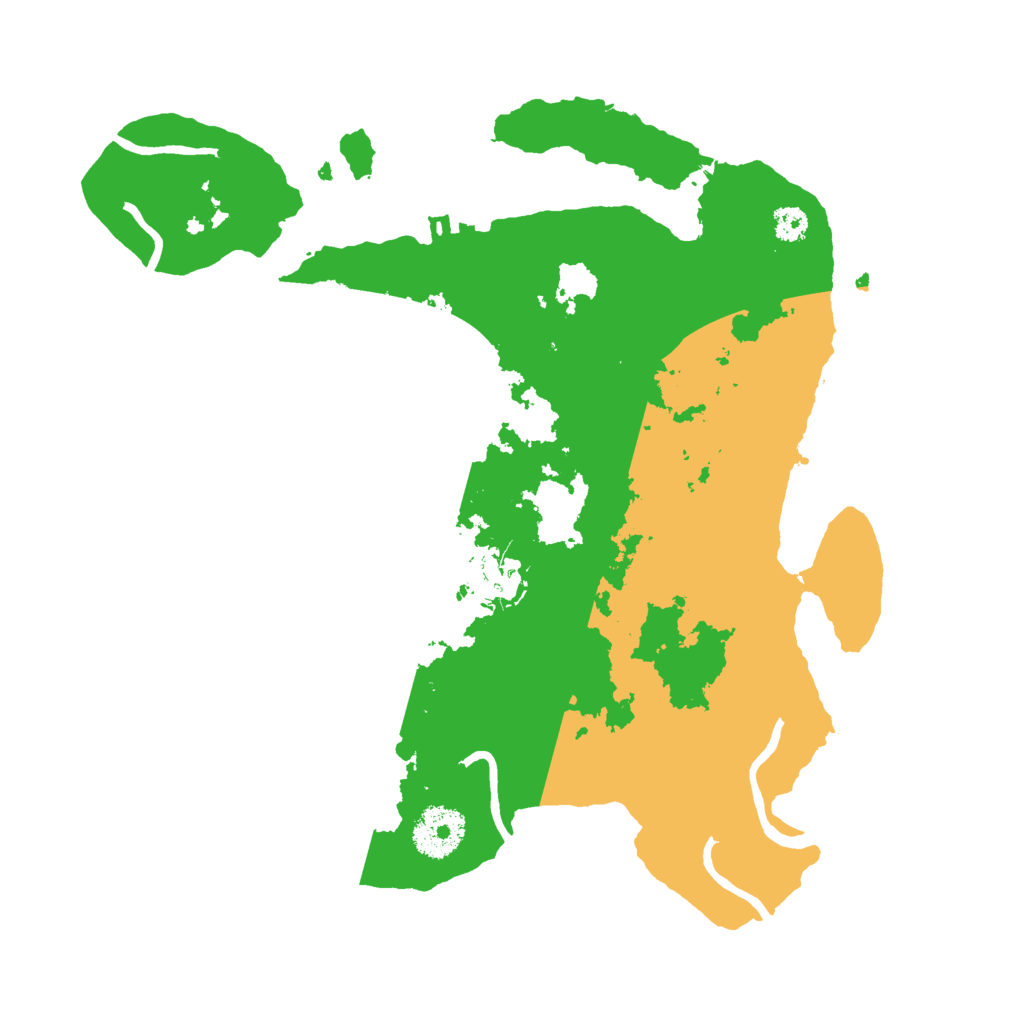 Biome Rust Map: Procedural Map, Size: 3000, Seed: 175185077