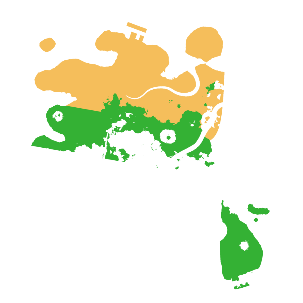 Biome Rust Map: Procedural Map, Size: 3000, Seed: 295983