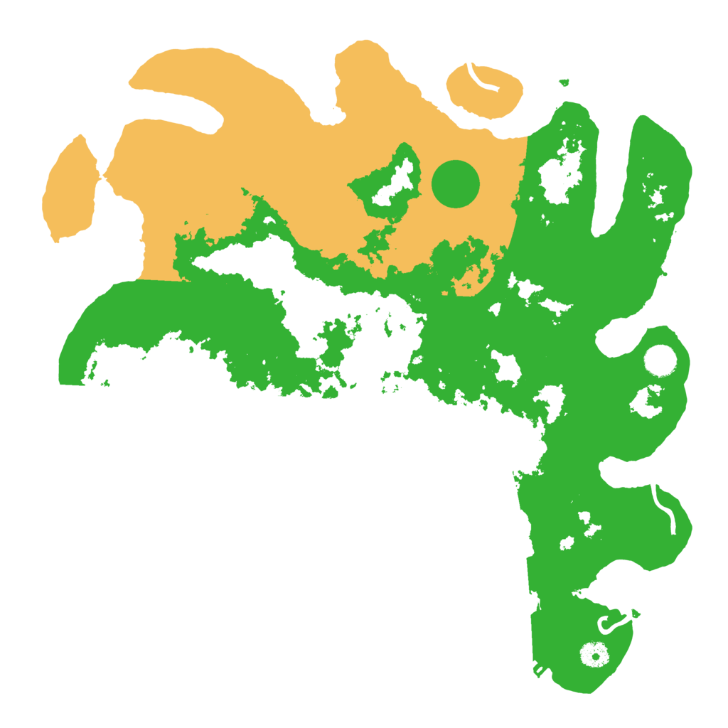 Biome Rust Map: Procedural Map, Size: 4000, Seed: 84254