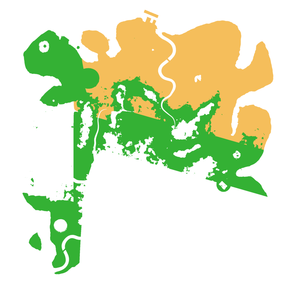 Biome Rust Map: Procedural Map, Size: 4000, Seed: 582548