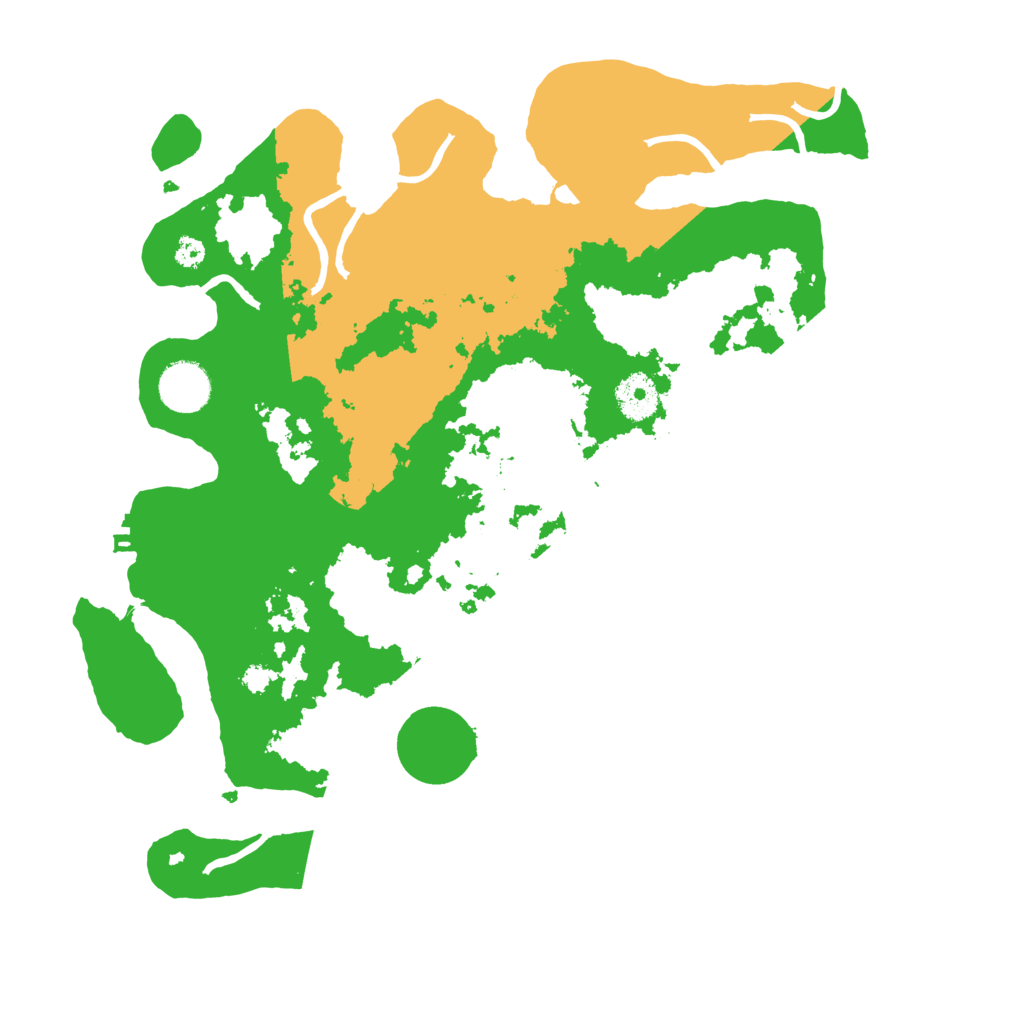 Biome Rust Map: Procedural Map, Size: 3500, Seed: 322134