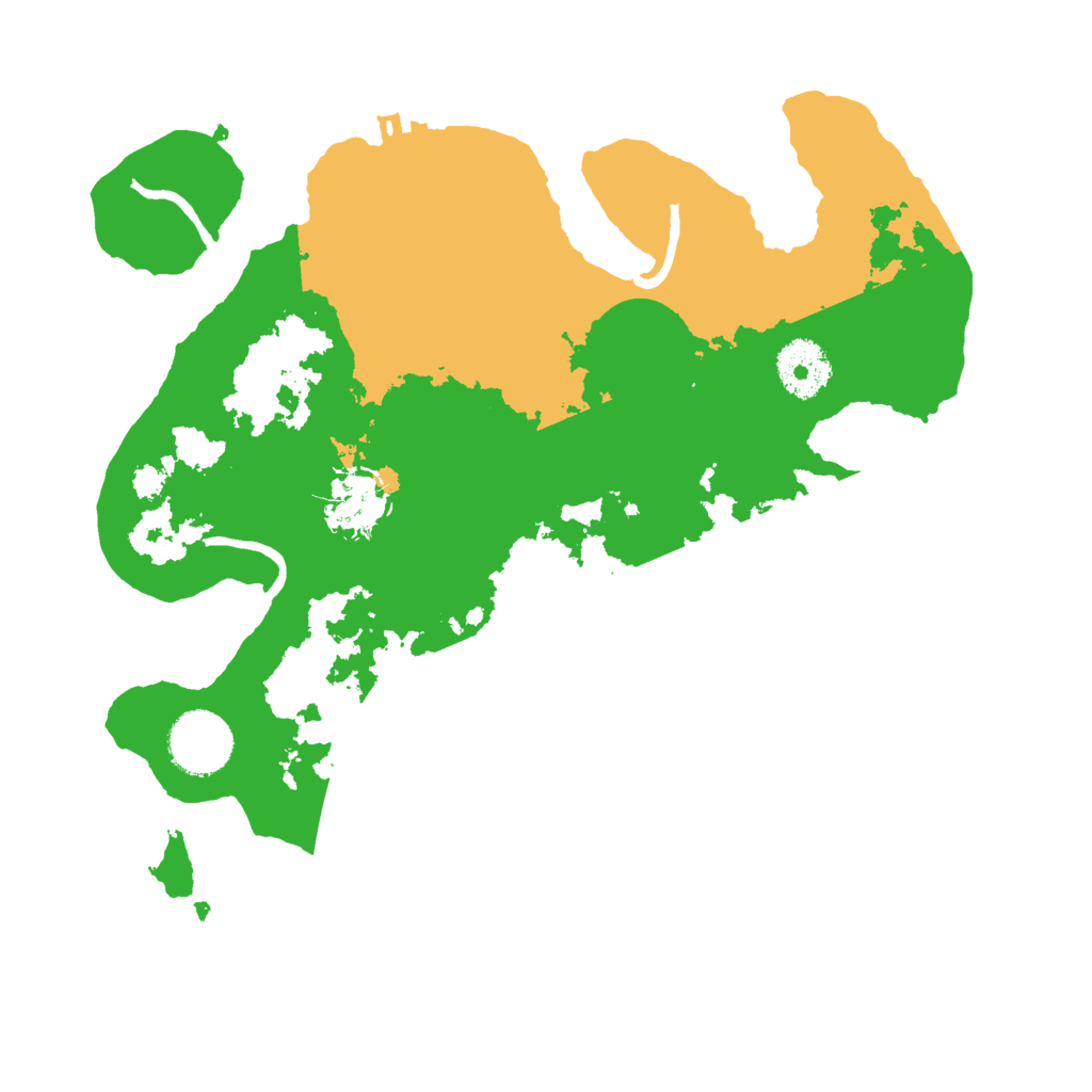 Biome Rust Map: Procedural Map, Size: 3000, Seed: 52271