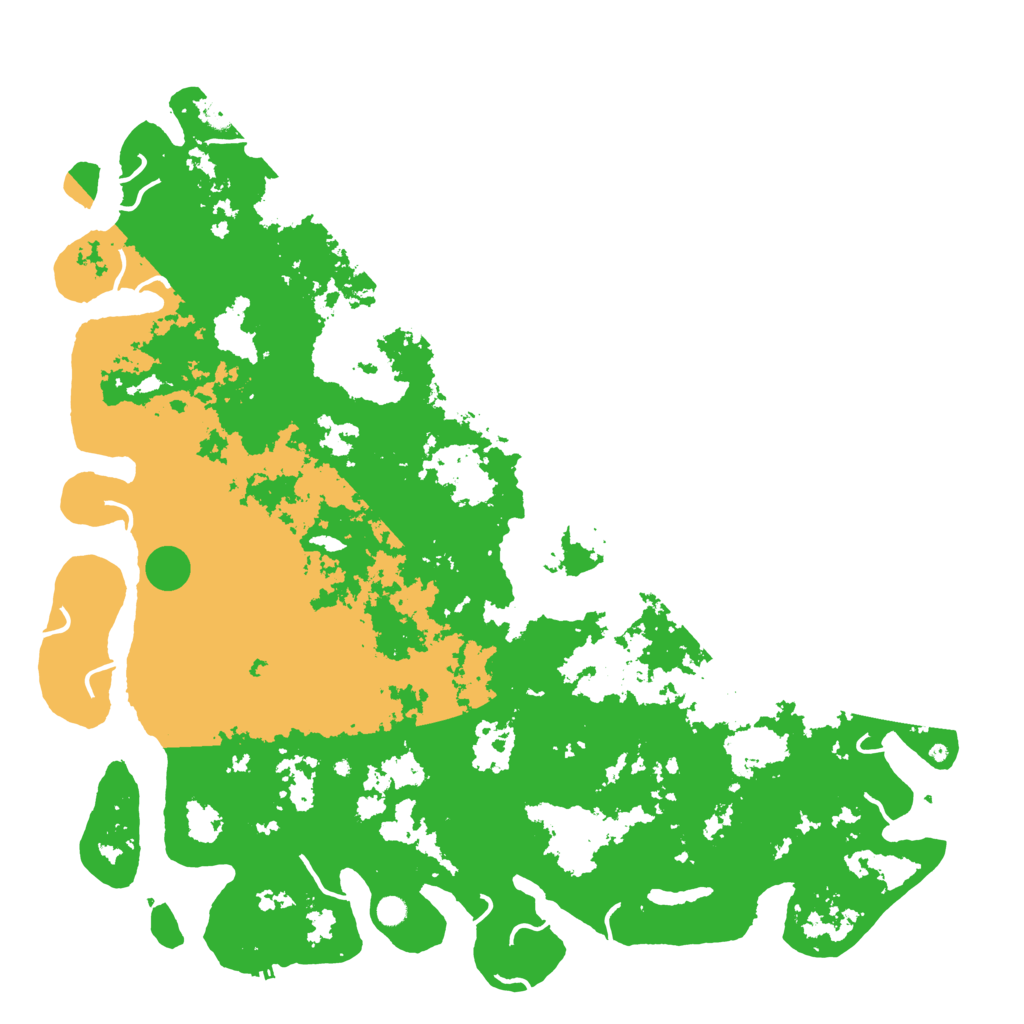 Biome Rust Map: Procedural Map, Size: 6000, Seed: 7981653