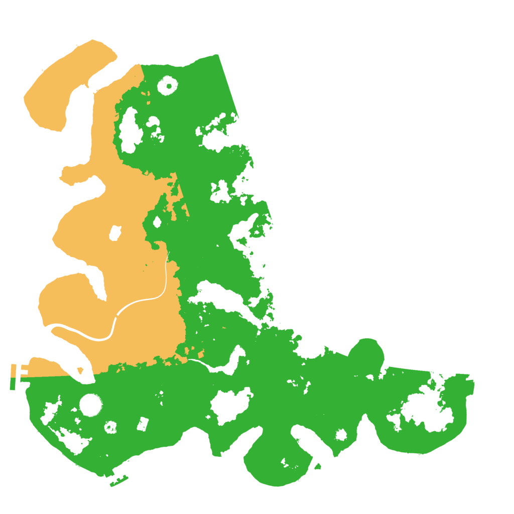 Biome Rust Map: Procedural Map, Size: 4000, Seed: 4000117