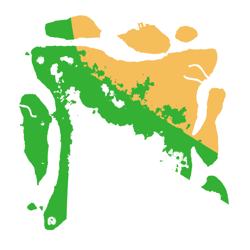 Biome Rust Map: Procedural Map, Size: 3000, Seed: 545180324