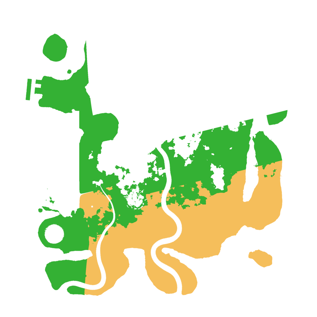 Biome Rust Map: Procedural Map, Size: 3000, Seed: 470058149