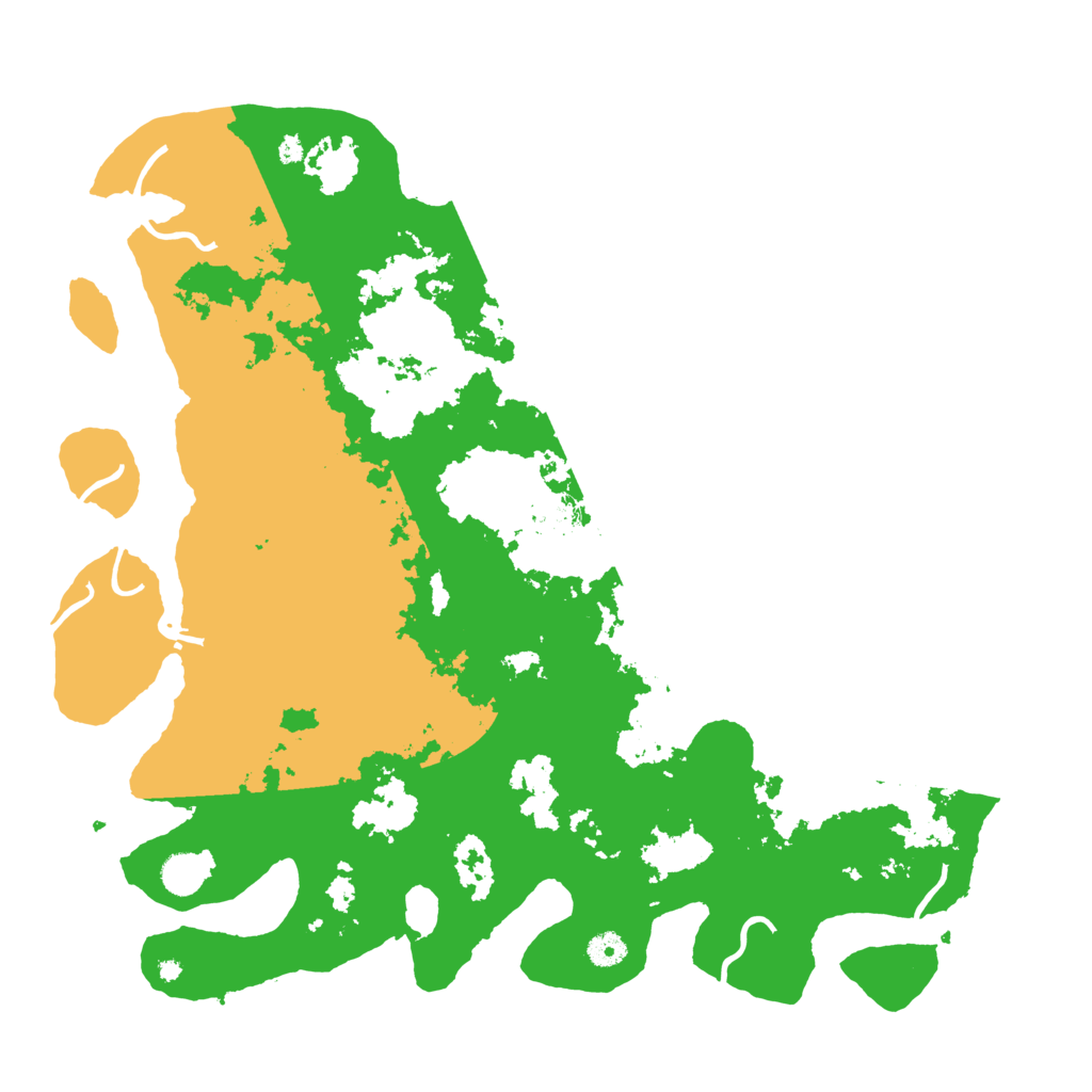 Biome Rust Map: Procedural Map, Size: 4500, Seed: 118663704