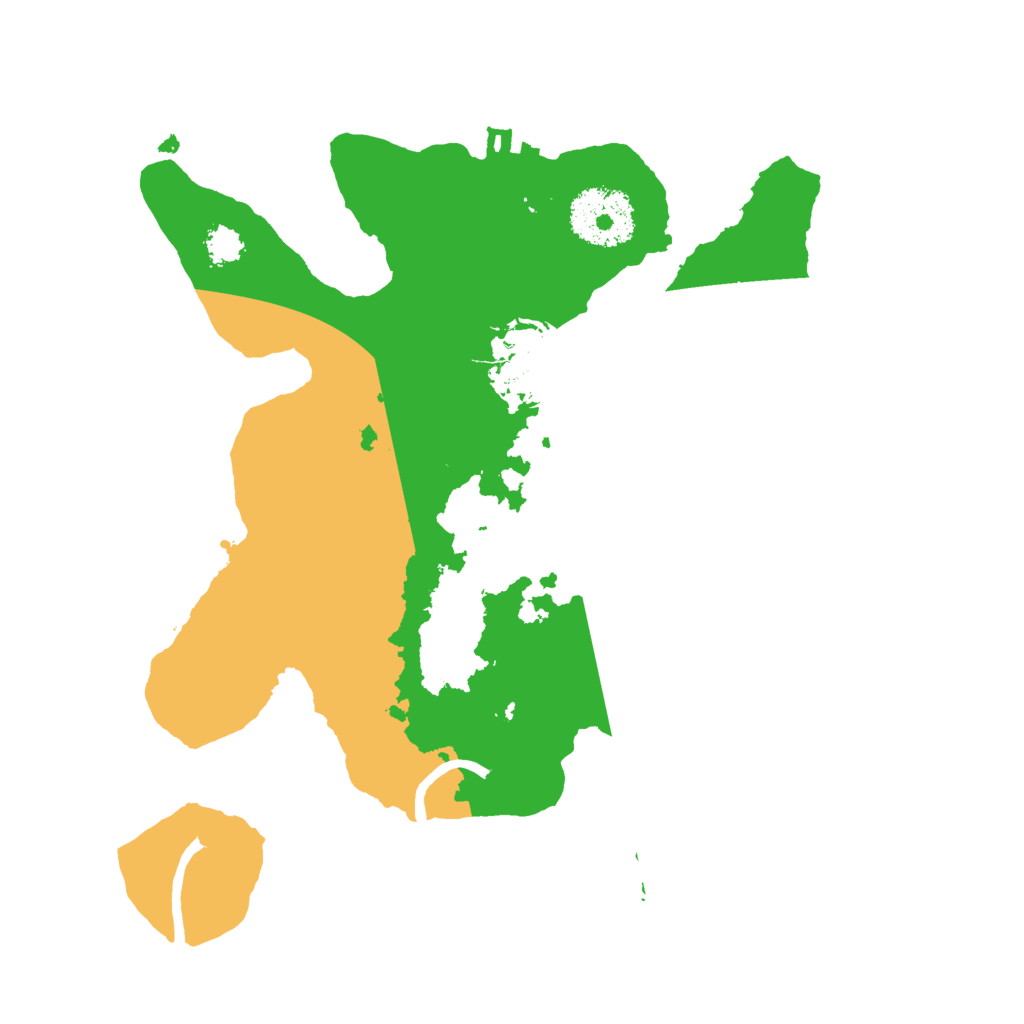 Biome Rust Map: Procedural Map, Size: 2500, Seed: 10404
