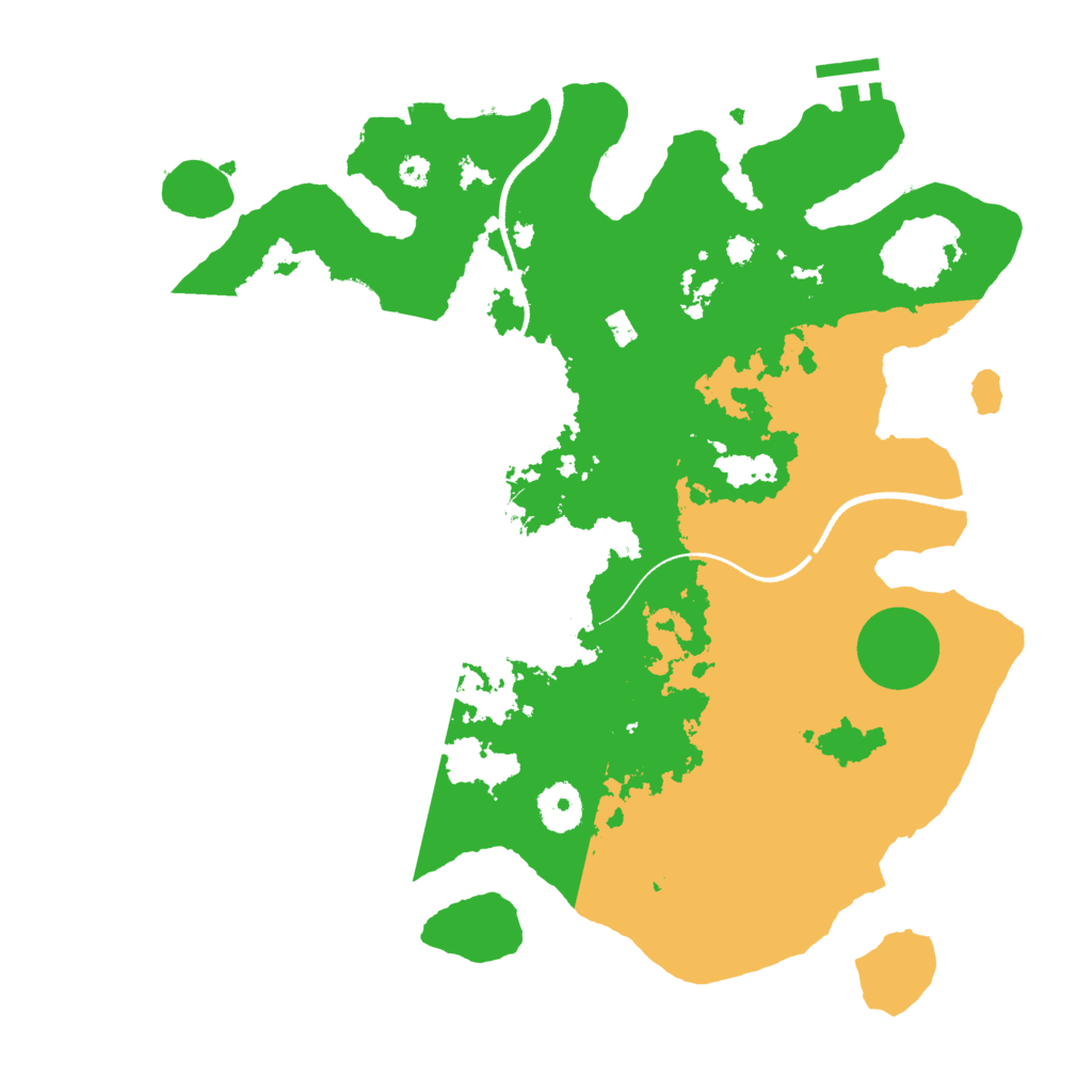 Biome Rust Map: Procedural Map, Size: 3500, Seed: 1572278910
