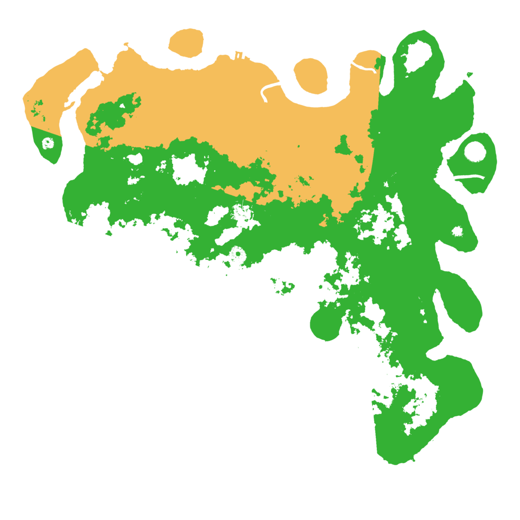 Biome Rust Map: Procedural Map, Size: 4500, Seed: 23574