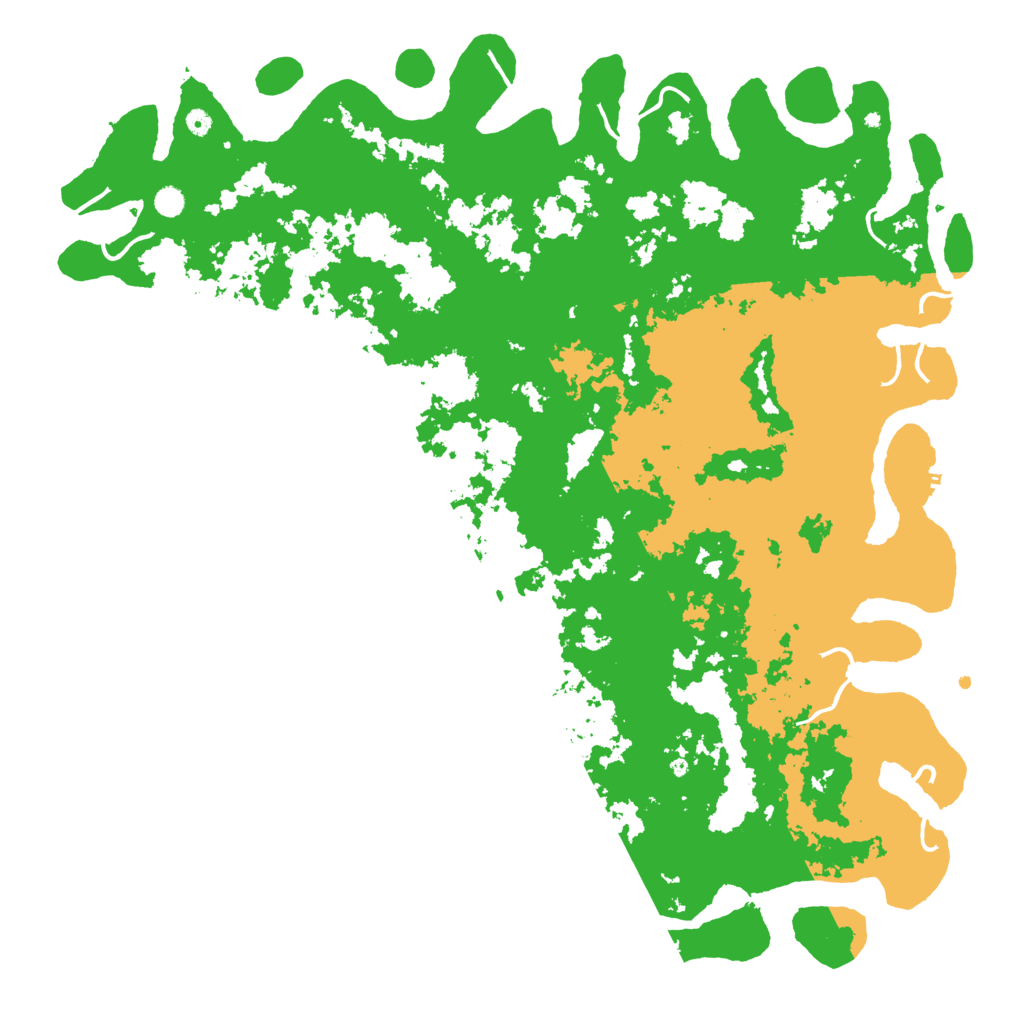 Biome Rust Map: Procedural Map, Size: 6000, Seed: 86487