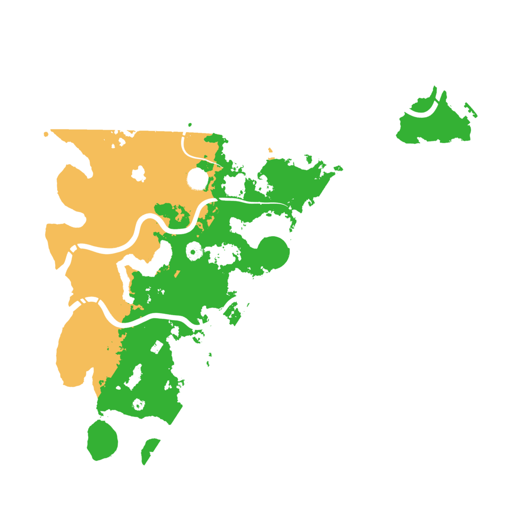 Biome Rust Map: Procedural Map, Size: 4250, Seed: 44