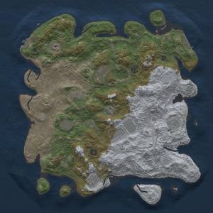 Thumbnail Rust Map: Procedural Map, Size: 4250, Seed: 44, 18 Monuments