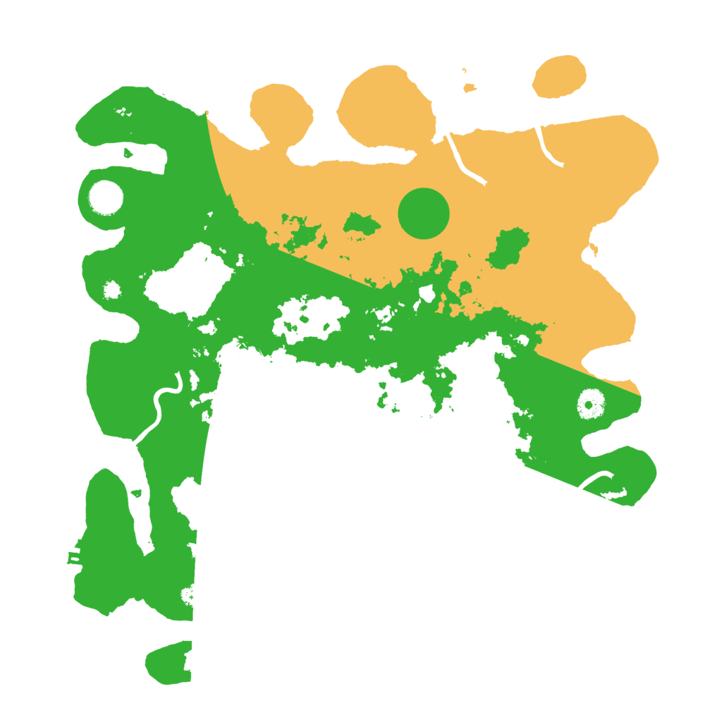 Biome Rust Map: Procedural Map, Size: 3700, Seed: 958828