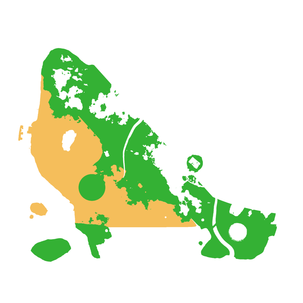 Biome Rust Map: Procedural Map, Size: 3000, Seed: 19694