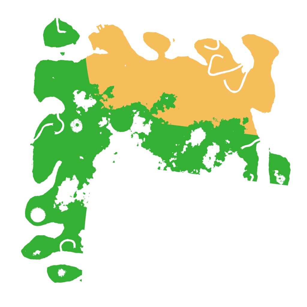 Biome Rust Map: Procedural Map, Size: 3700, Seed: 198591