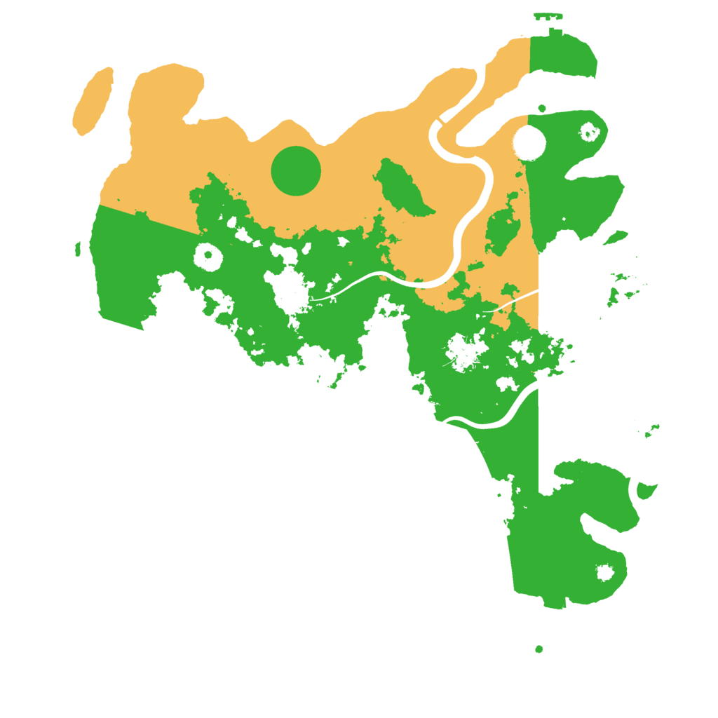 Biome Rust Map: Procedural Map, Size: 3800, Seed: 1833779774