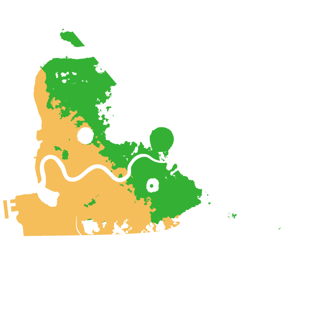 Biome Rust Map: Procedural Map, Size: 3500, Seed: 537604195