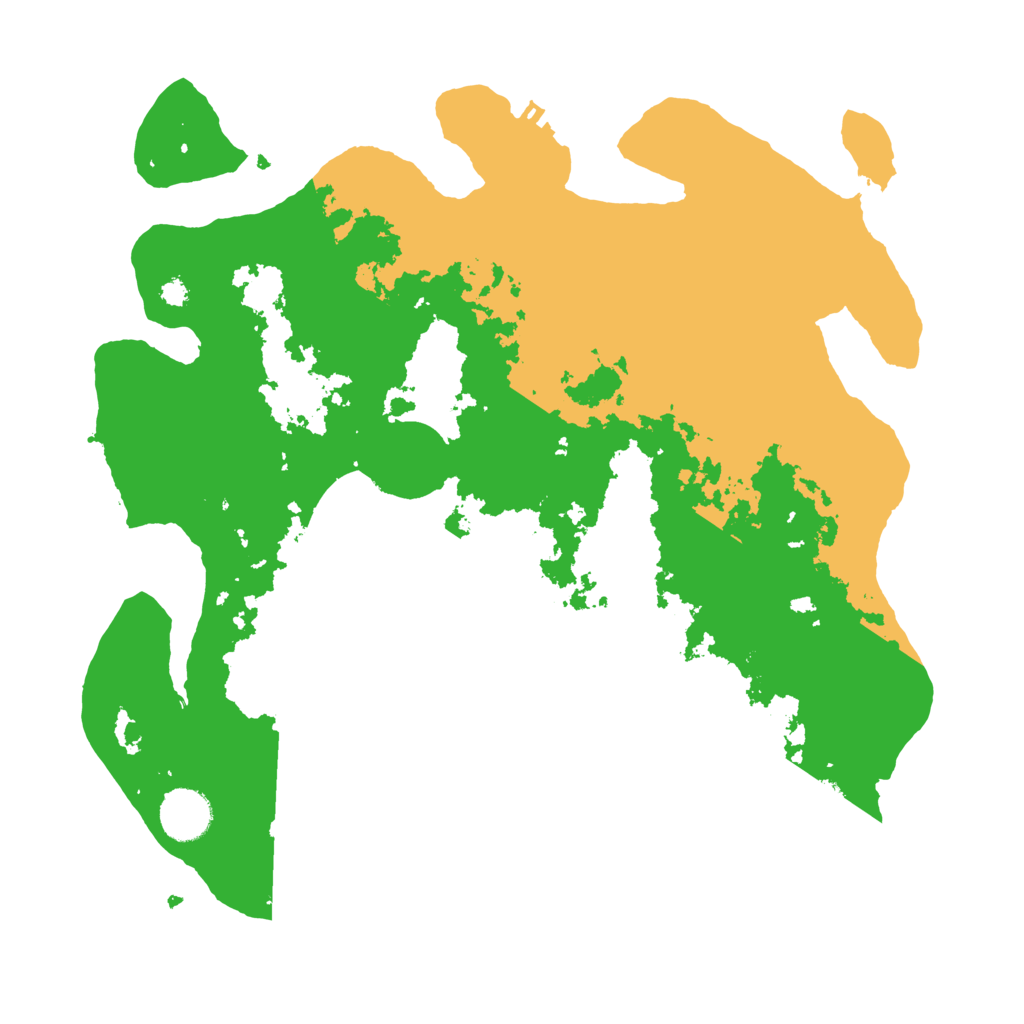 Biome Rust Map: Procedural Map, Size: 3500, Seed: 9368258