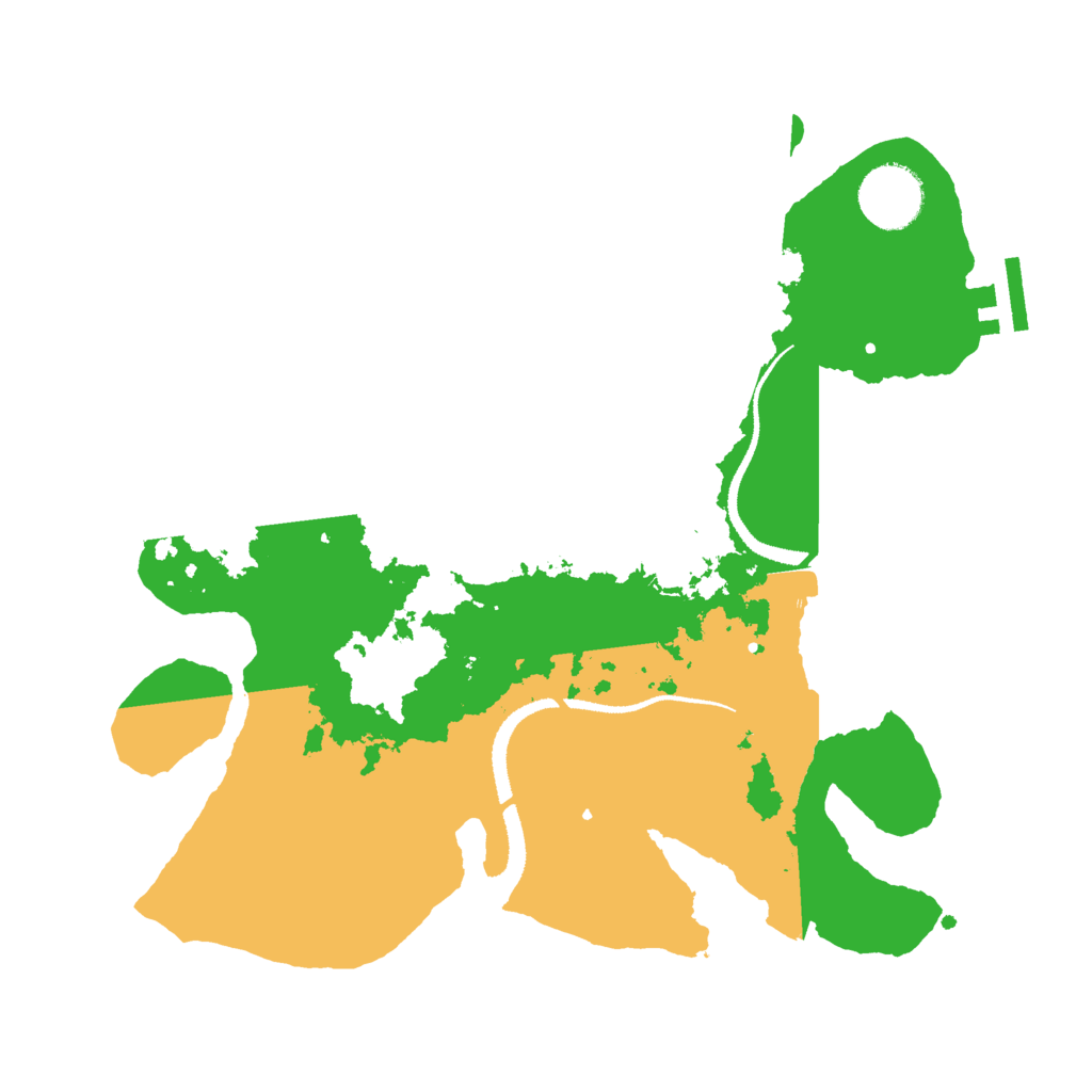 Biome Rust Map: Procedural Map, Size: 3000, Seed: 462721748