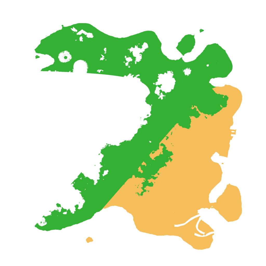 Biome Rust Map: Procedural Map, Size: 3300, Seed: 141130080