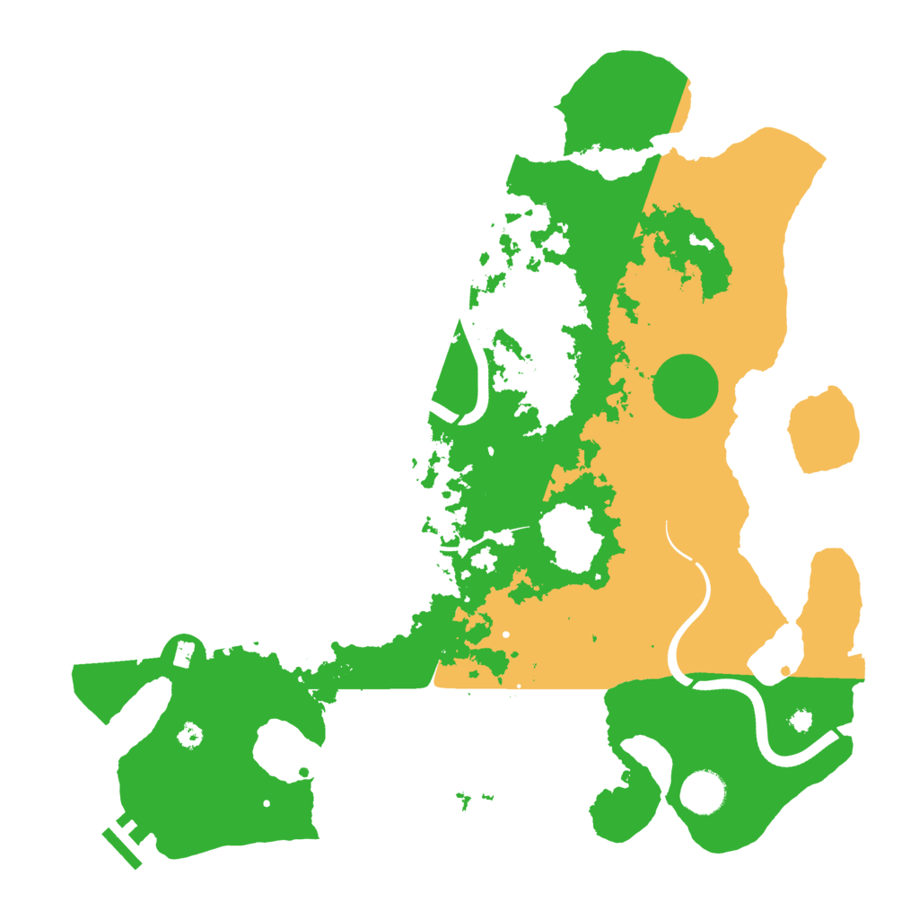 Biome Rust Map: Procedural Map, Size: 3750, Seed: 945029130