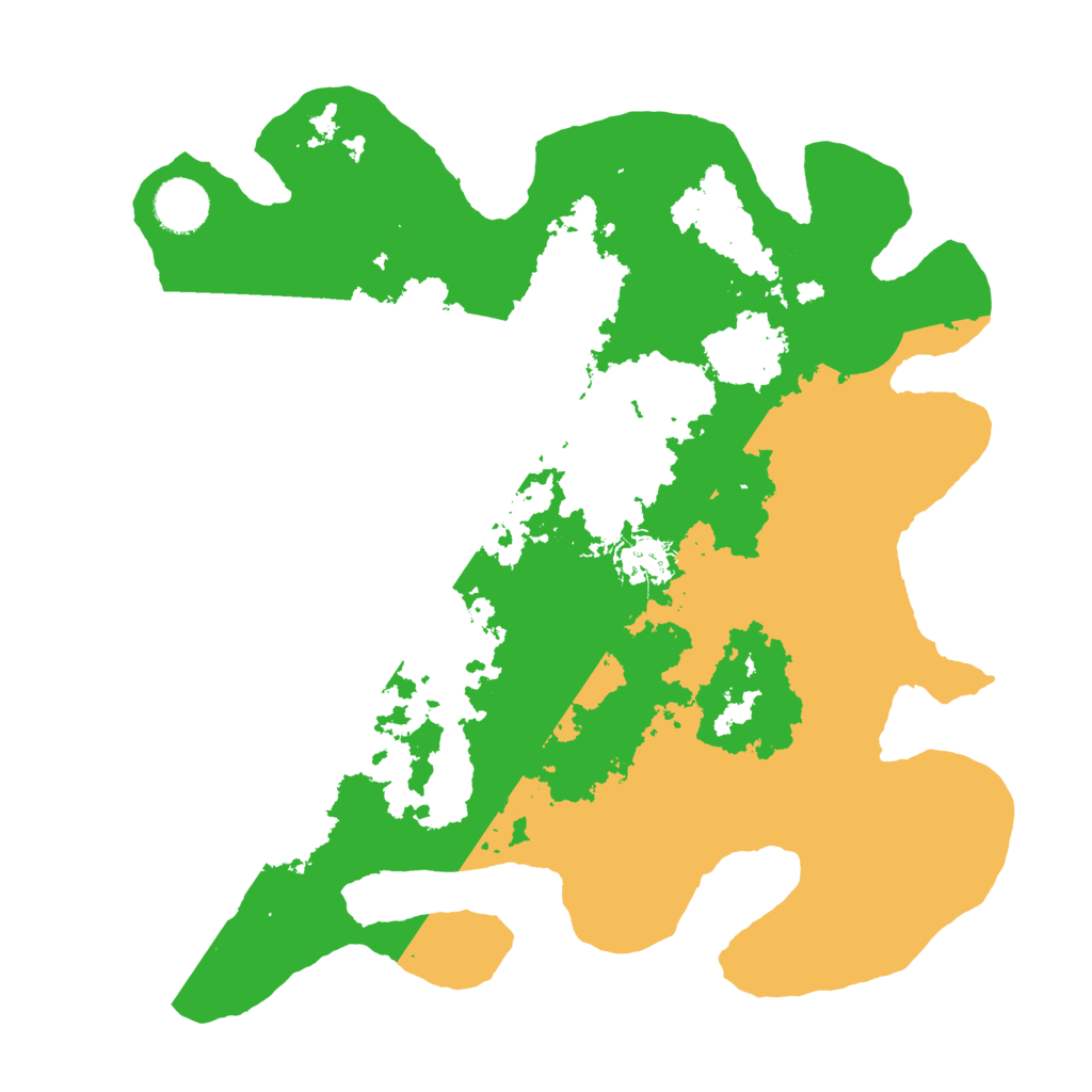 Biome Rust Map: Barren, Size: 3500, Seed: 311704315