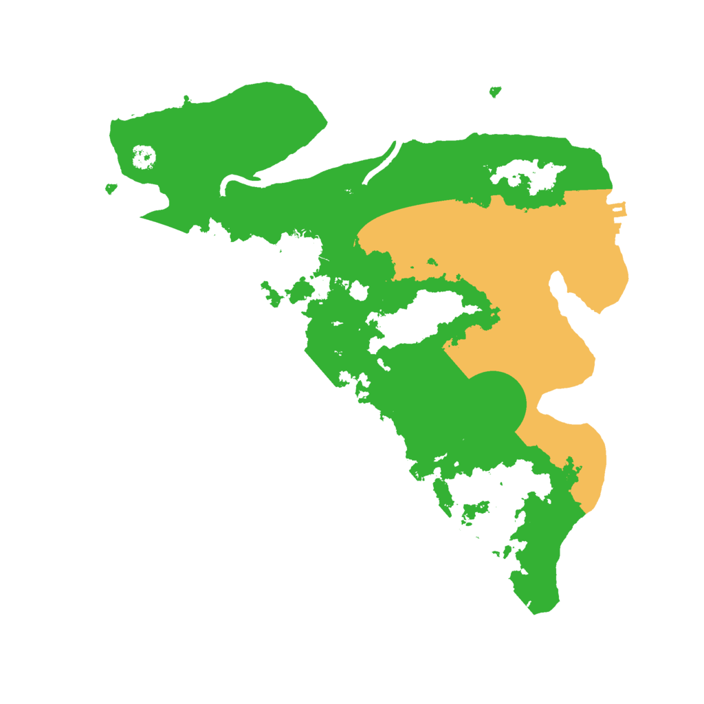 Biome Rust Map: Procedural Map, Size: 3000, Seed: 435947204