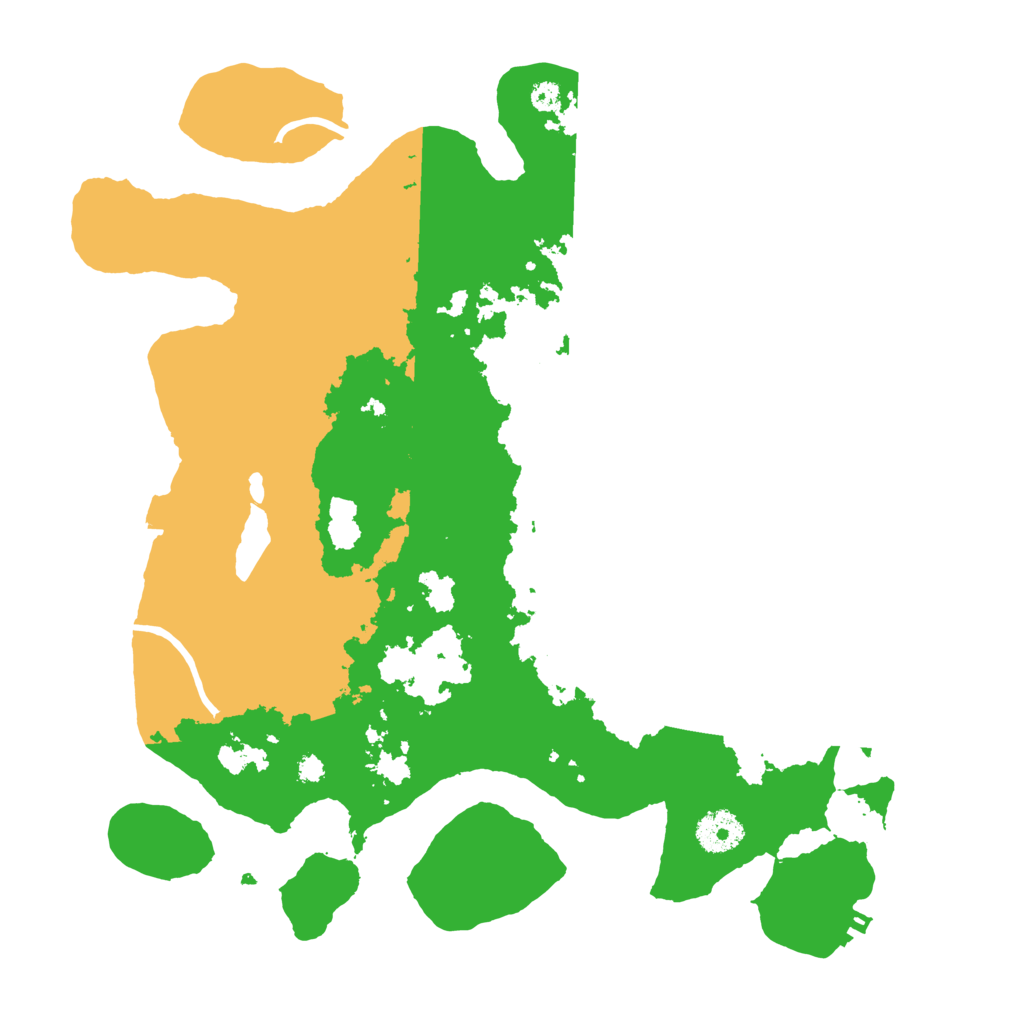 Biome Rust Map: Procedural Map, Size: 3500, Seed: 2500