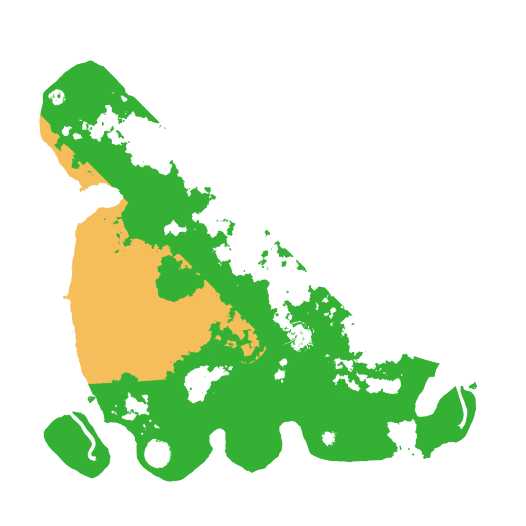 Biome Rust Map: Procedural Map, Size: 3500, Seed: 967605079