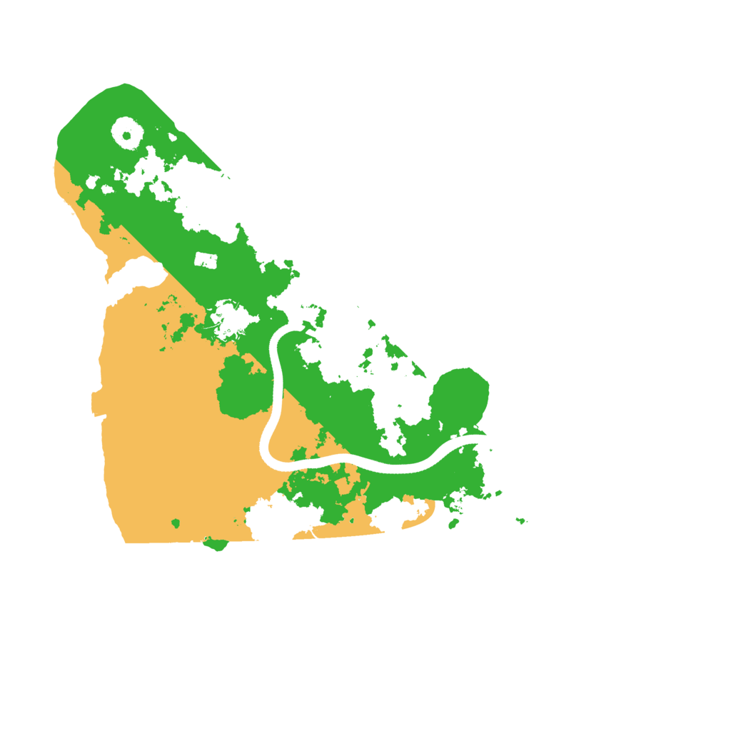 Biome Rust Map: Procedural Map, Size: 3500, Seed: 967605079