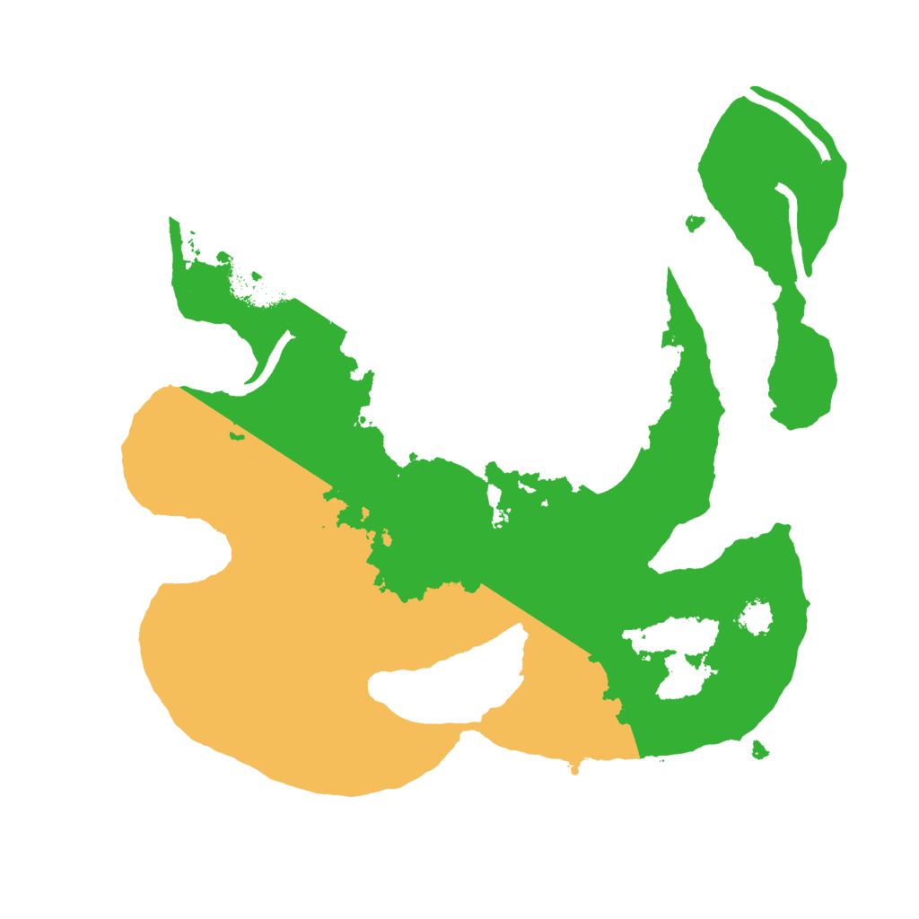 Biome Rust Map: Procedural Map, Size: 2500, Seed: 275727287