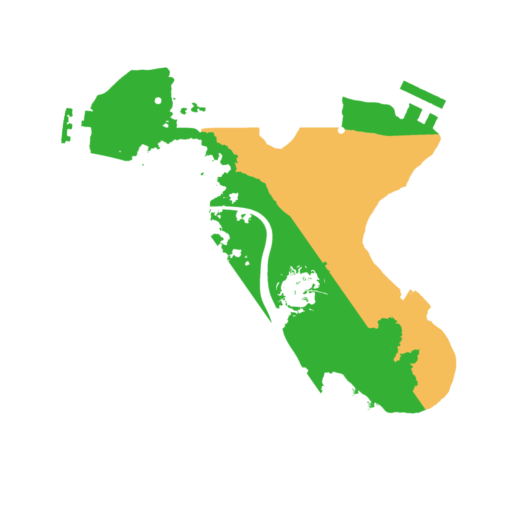 Biome Rust Map: Procedural Map, Size: 2200, Seed: 1756943310