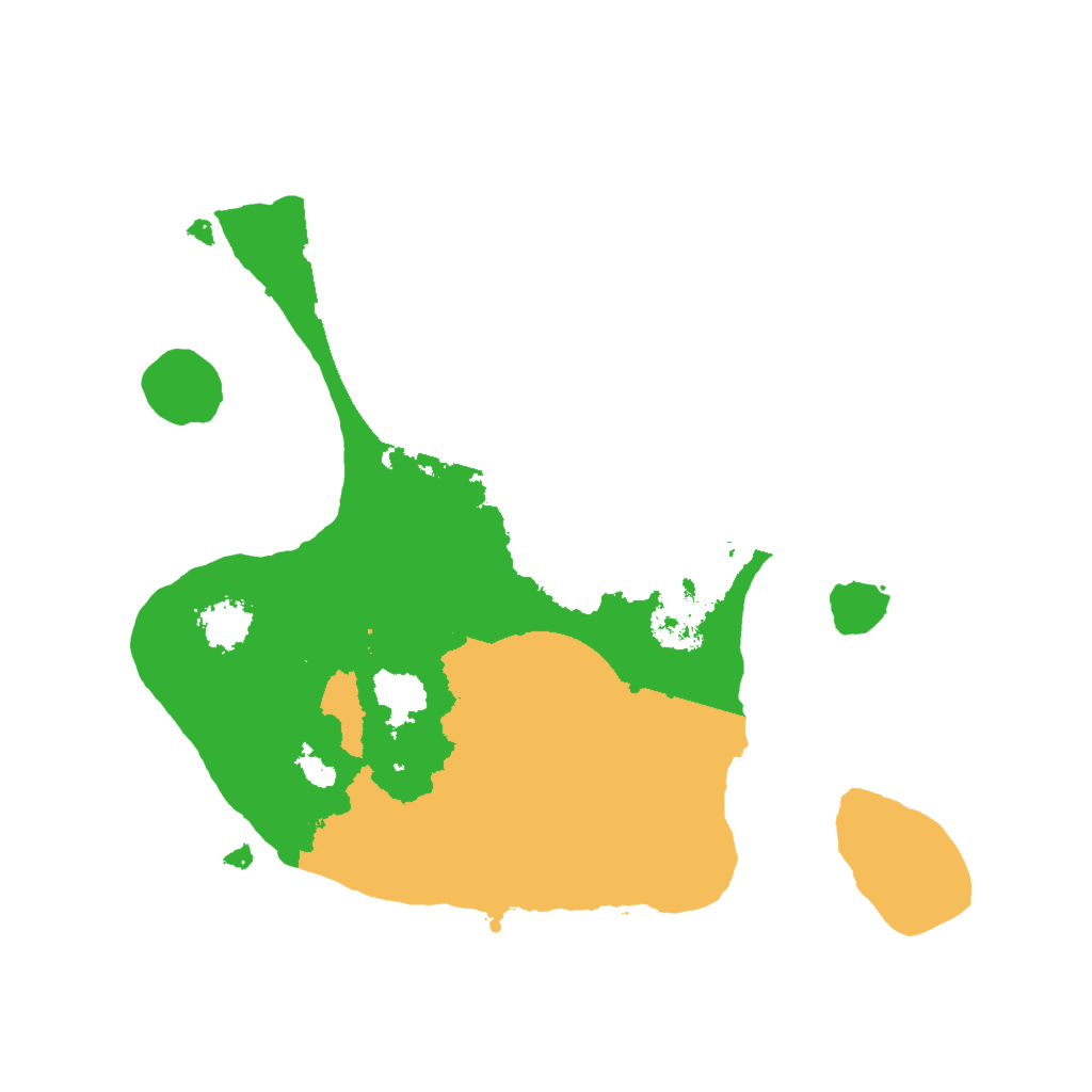 Biome Rust Map: Procedural Map, Size: 2000, Seed: 388367724