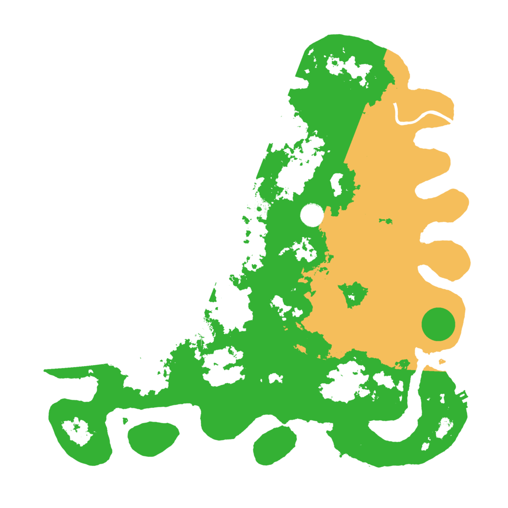 Biome Rust Map: Procedural Map, Size: 4000, Seed: 95863